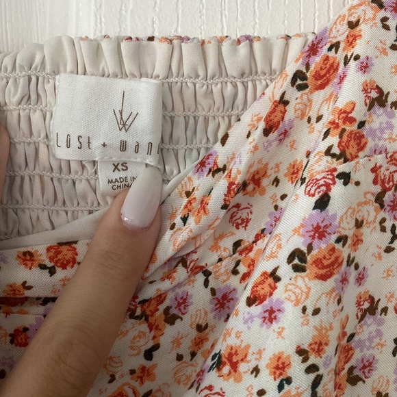 Lost + wander floral print long sleeve top - Picture 2 of 4
